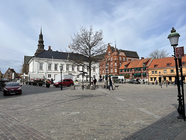 Centre ville du village de Ystad