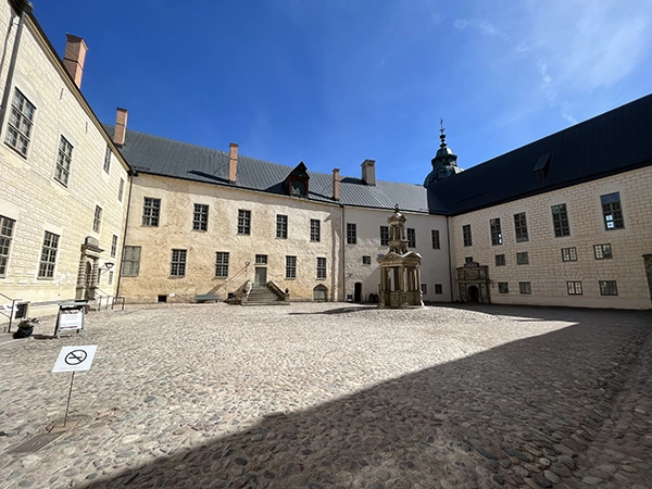 cours interieure Château de Kalmar Suède