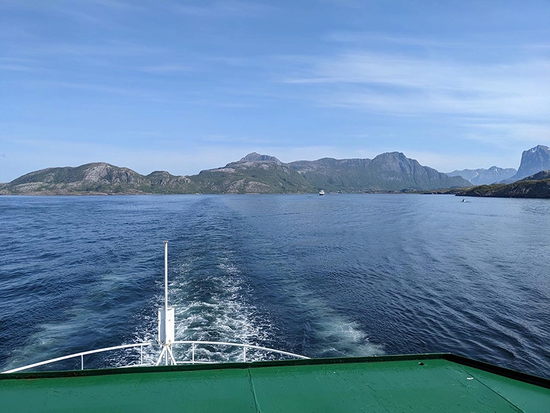 Ferry Jektvik en Norvège