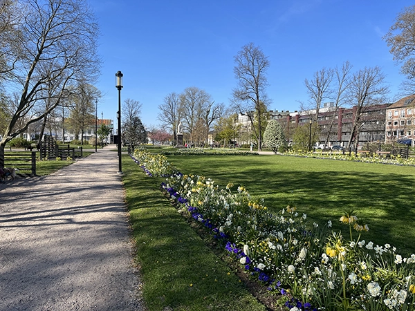 parc dans centre ville Kalskrona Suède