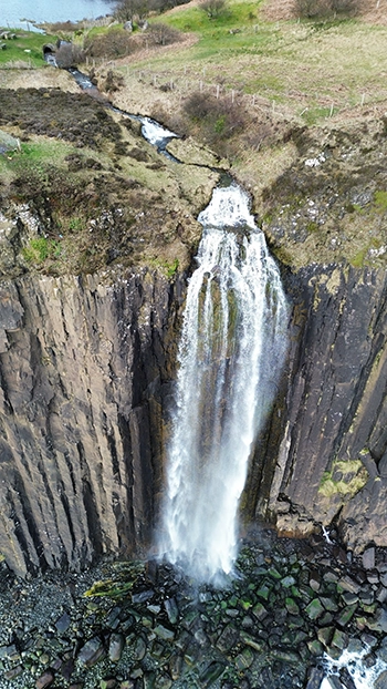 scades sur l'île de Skye en Ecosse