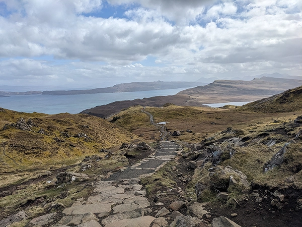 Chemin de randonnée Old man Storr