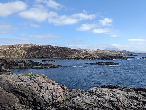 péninsule de scourie en Ecosse