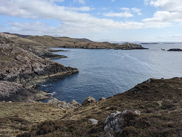 péninsule de scourie en Ecosse