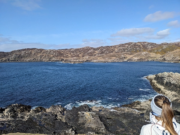 péninsule de scourie en Ecosse