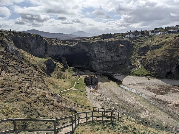 Aménagement des smoo caves en Ecosse