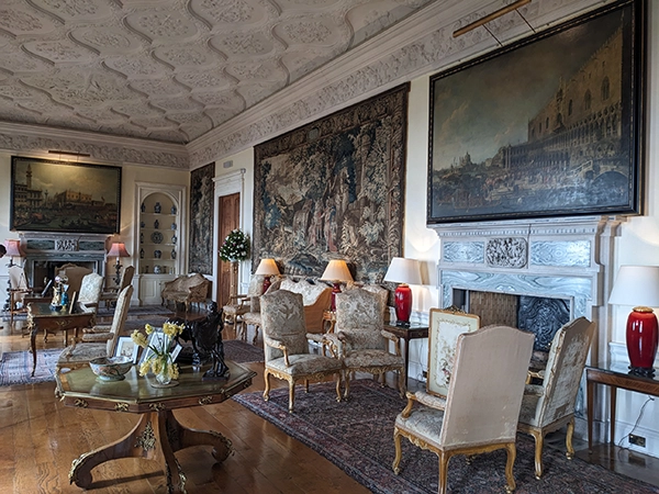 salon intérieur au chateau de Dunrobin en Ecosse