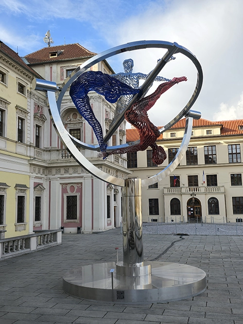 sculpture david Cervy à Prague