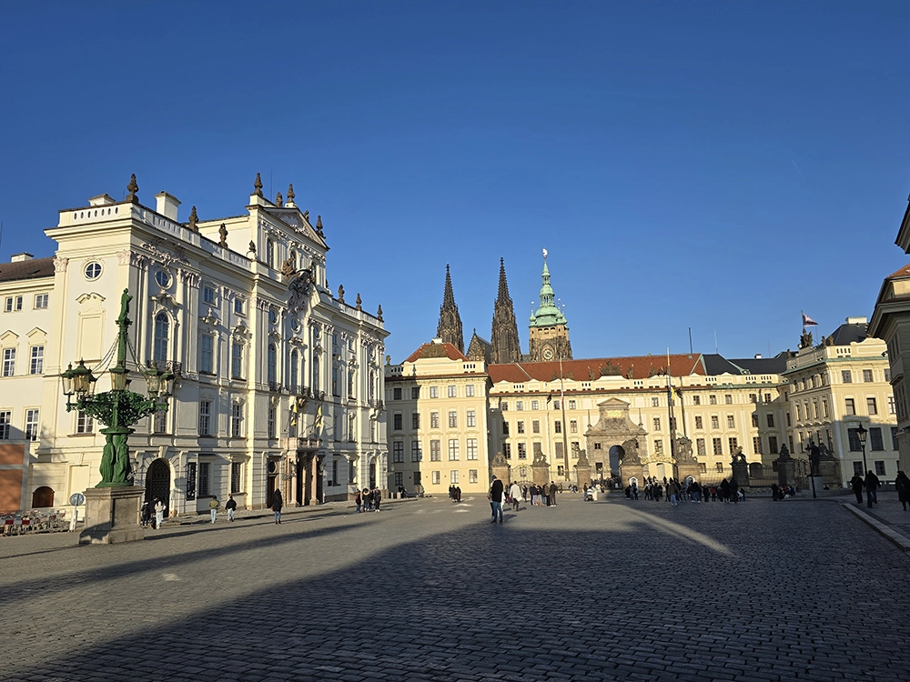 Cour du château de Prague