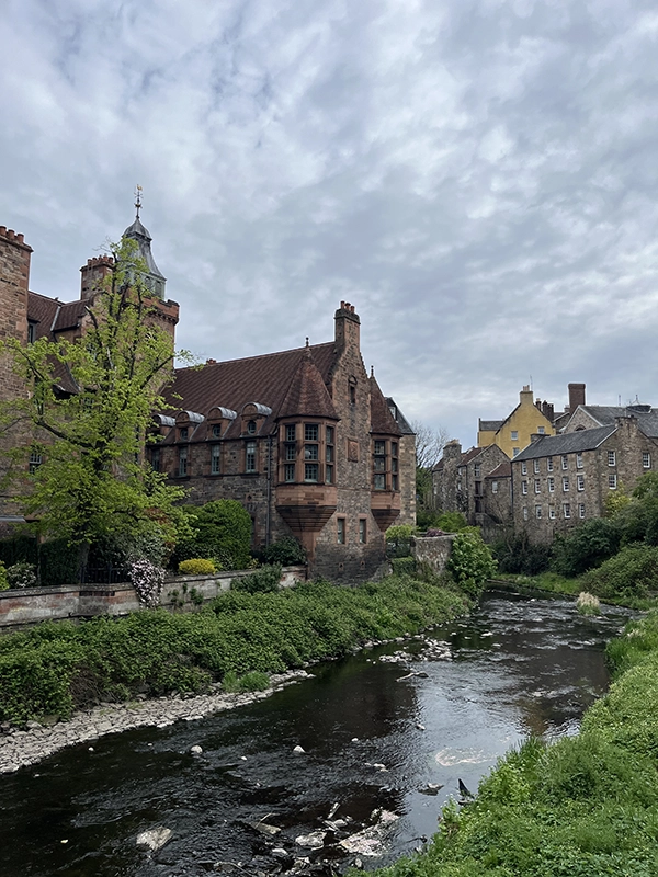 Dean village à Edimbourg, joli village photogénique