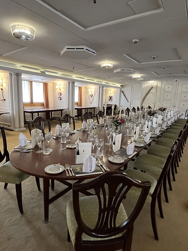 Salle à langer du Royal Yacht britannia
