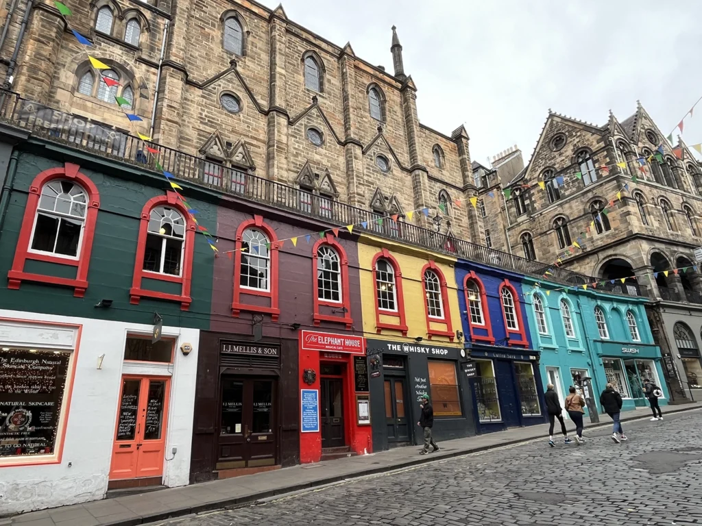Victoria street à Edimbourg