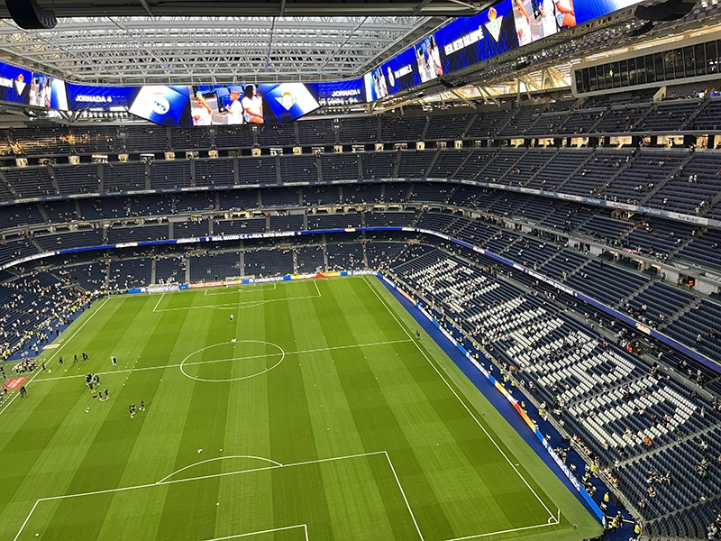 Stade Santiago-Bernabéu à Madrid
