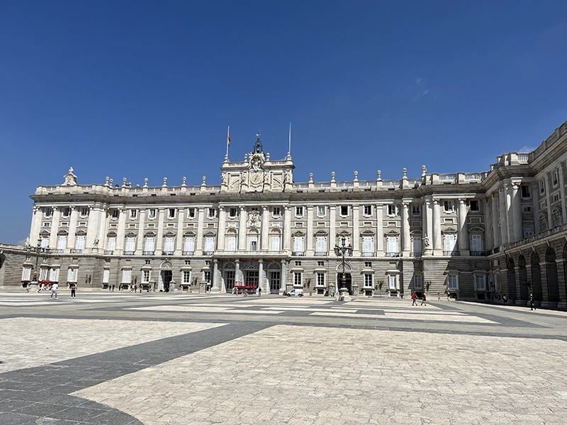 Cour intérieure du palais de Madrid