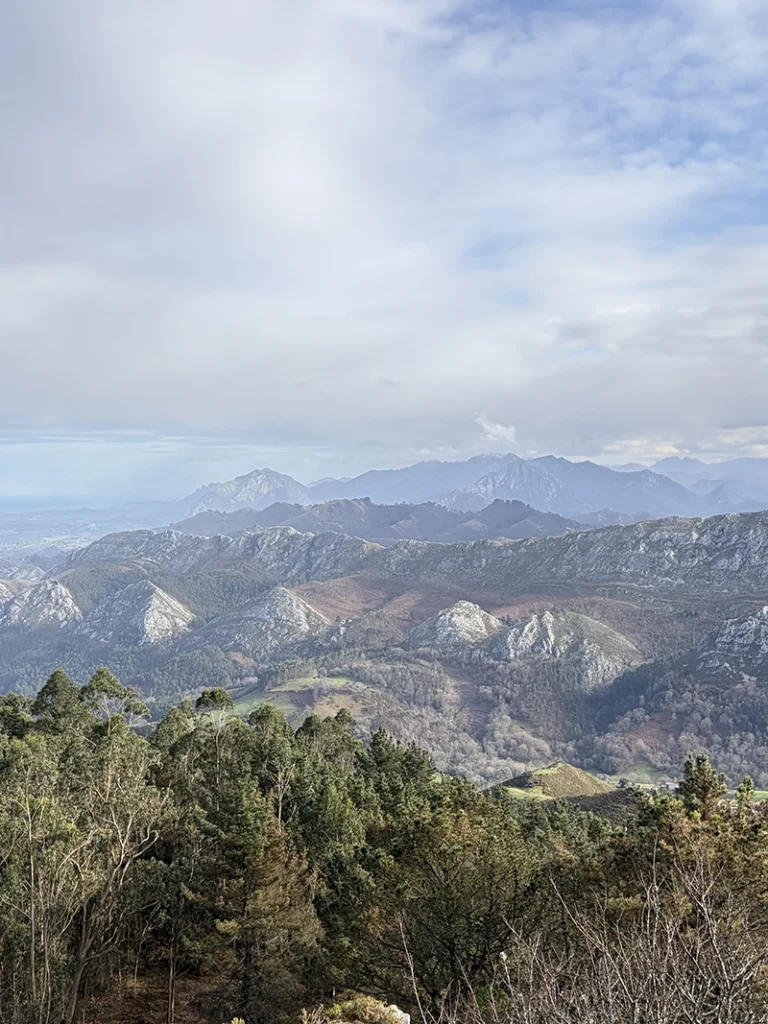 Vue du mirador del Fito en Espagne