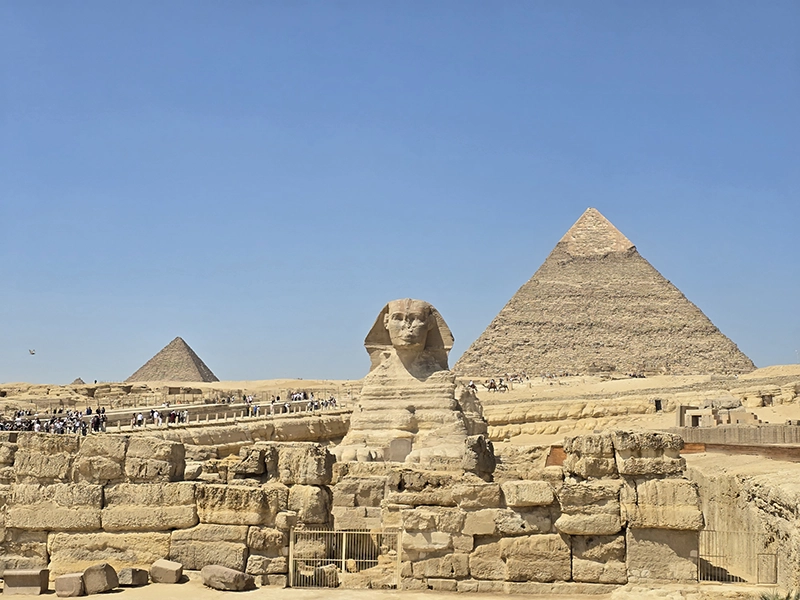 Pyramides et Sphinx de Gizeh en Egypte