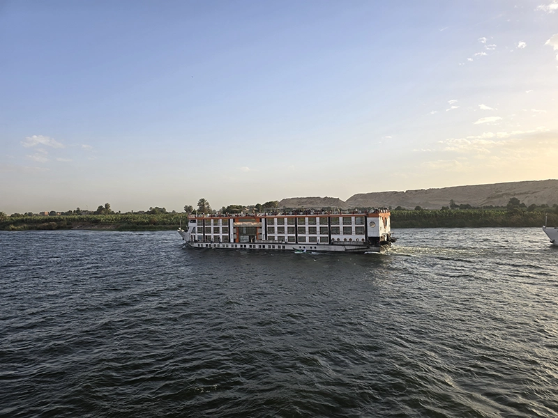 Exemple d'un bâteau de croisière sur le Nile en Egypte